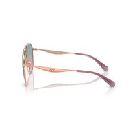 Coach CW193 HC7169 93310Q-57 Shiny Rose Gold / Forest Grape Gradient Lenses