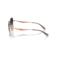 Coach CW189 HC7168 93313C-58 Shiny Rose Gold / Grey Gradient Lenses