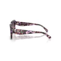 Coach CW224 HC8409U 584346-53 Amethyst Pearl Tortoise / Smoke Purple Gradient Lenses