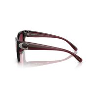 Coach CW195 HC8408U 53938H-55 Milky Burgundy / Berry Gradient Lenses