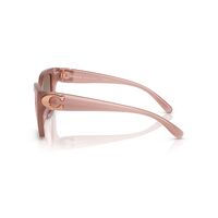 Coach CW195 HC8408U 583914-55 Milky Buff / Brown Rose Gradient Lenses