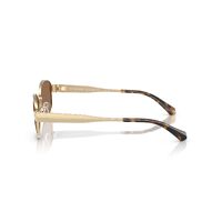 Michael Kors Monte Carlo MK1161 101473-56 Light Gold / Brown Solid Lenses