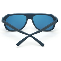 Serengeti Oatman SS535005 Rubberised Peacock Blue / 555nm Blue Polarised Photochromic Lenses