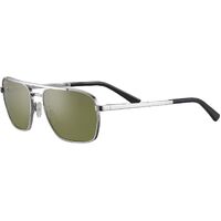 Serengeti Ansel SS600002 Shiny Silver / 555nm Photochromic Polarised Lenses