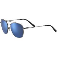 Serengeti Carroll Large SS598002 Shiny Gunmetal / 555nm Blue Photochromic Polarised Lenses