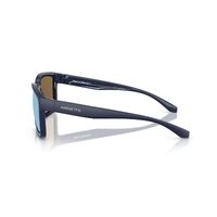 Arnette Plot Twist AN4346 275922-57 Matte Dark Blue Top w Shiny / Dark Grey w Water Mirror Polarised Lenses