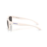 Arnette Plot Twist AN4346 296387-57 Matte Ivory Top w Shiny / Dark Grey Lenses