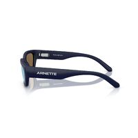 Arnette Curbside AN4350 275922-55 Matte Dark Blue / Dark Grey w Water Mirror Polarised Lenses