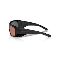 Arnette Flipside AN4345 29006Q-62 Matte Black Top w Shiny / Grey w Orange Yellow Mirror Lenses