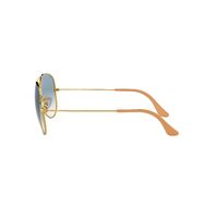 Ray-Ban RB3025 001/3F-58 Aviator Polished Gold / Light Blue Gradient Lenses