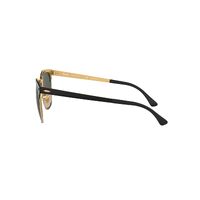 Ray-Ban RB3716 187/58-51 Clubmaster Metal Black On Gold / Green Classic G-15 Polarised Lenses