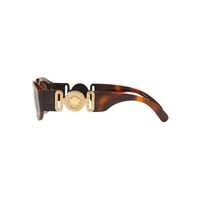 Versace VE4361 521773-53 Havana / Dark Brown Lenses