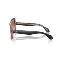 Giorgio Armani AR8208U 608911-55 Top Black w Transparent Pink / Pink Gradient Grey Lenses