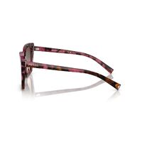 Prada PR23ZS 18N50C-54 Begonia Cognac Tortoise / Brown Gradient Grey Lenses