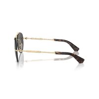 Burberry BE3151 110987-60 Light Gold / Dark Grey Lenses