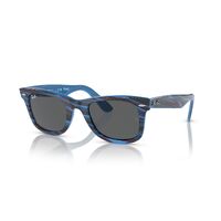 Ray-Ban RB2140 1409B1-50 Wayfarer Photo Striped Blue / Dark Grey Lenses