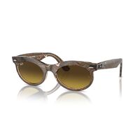 Ray-Ban RB2242 138685-53 Wayfarer Oval Photo Waves Brown / Brown Gradient Lenses