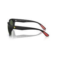 Ray-Ban RB4443M F60271-57 Scuderia Ferrari Collection Black / Dark Green Lenses