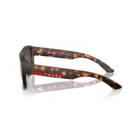 Prada Linea Rossa PS04ZS 17X06F-56 Dark Havana Rubber / Dark Grey Lenses