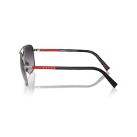 Prada Linea Rossa PS54ZS 5AV09U-60 Gunmetal / Grey Gradient Lenses