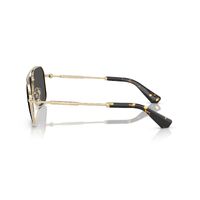 Burberry BE3159 110987-59 Light Gold / Dark Grey Lenses