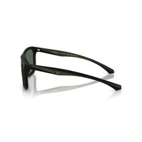 Emporio Armani EA4234U 500171-57 Matte Black / Dark Green Lenses