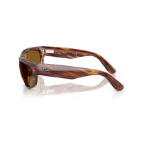 Ray-Ban RB2289 954/33-63 Mega Balorama Striped Havana / B-15 Brown Lenses