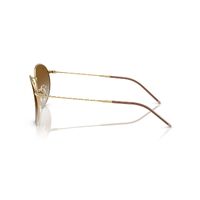 Ray-Ban RBR0103S 001/CB-53 Round Reverse Arista / Clear Gradient Brown Lenses