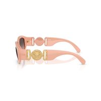 Versace VE4361 539258-53 Nude Opal / Pink Grey Gradient w Silver Mirror Lenses