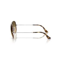 Ray-Ban RB3025 92700A-58 Aviator Havana On Gunmetal / Brown Vintage Gradient Black Lenses