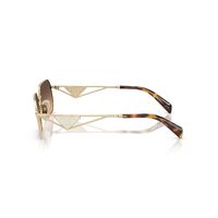 Prada PRA51S ZVN50C-58 Pale Gold / Brown Grey Gradient Lenses