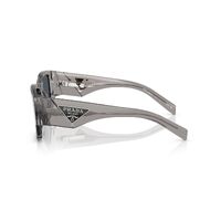 Prada PR10ZS 16Z70B-54 Transparent Asphalt / Dark Grey Lenses