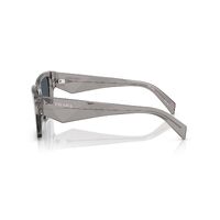 Prada PRA06SF 16Z70B-54 Transparent Dark Grey / Dark Grey Lenses