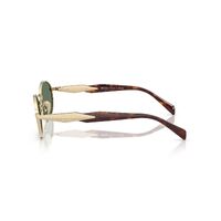 Prada PR65ZS ZVN70L-55 Pale Gold / Dark Green Lenses