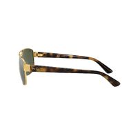 Ray-Ban RB3663 001/31-60 Gold / Green Classic G-15 Lenses