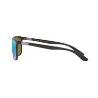 Ray-Ban RB4385 601SA1-58 Black / Green Blue Mirror Chromance Polarised Lenses