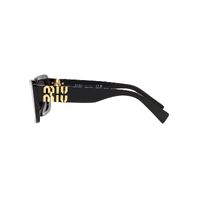 Miu Miu MU07YS 1AB5D1-53 Black / Grey Gradient Lenses