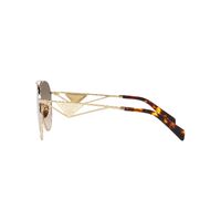 Prada PR73ZS ZVN3D0-58 Pale Gold / Light Brown Gradient Light Grey Lenses