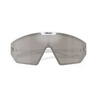 Versace VE4461 314/87-47 White / Dark Grey & Silver Mirror Lenses