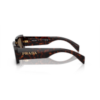 Prada PRA07S 16N5Y1-52 Briar Tortoise / Dark Brown Lenses