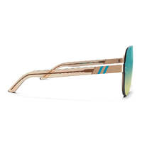 Blenders Falcon 0PS FG 99 Awesummer Matte Champagne / Blue Mirror Polarised Lenses