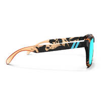 Blenders L Series WR9 C3 53 Jungle Rain Crystal Orange and Black Tortoise / Blue Mirror Polarised Lenses