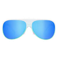 Pit Viper The Bonaire Breeze Lift Offs White w Teal / Blue Purple Revo Lenses