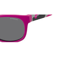 Polaroid Kids PLD P0300 TCS Y2 42 Pink Camouflage Fuchsia / Grey Polarised Lenses