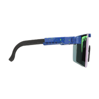 Pit Viper The Leonardo Blue w Teal Splatter / Blue Teal Revo Polarised Lenses