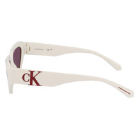 Calvin Klein Jeans CKJ23652S 100-54 Ivory / Solid Burgundy Lenses