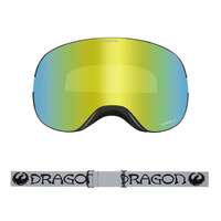 Dragon Goggles X2 DRG40454 051-77 Classic Grey / Gold Ion Luma Lens & Amber Luma Lens