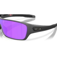 Oakley Turbine Rotor OO9307-3132 Matte Steel / Prizm Violet Polarised Lenses