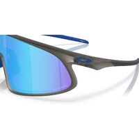 Oakley RSLV OO9484D-0349 Matte Grey Smoke / Prizm Sapphire Lenses