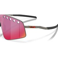 Oakley Sutro Ti Sweep OO6025-0338 Matte Gunmetal / Prizm Road Lenses